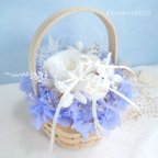 作品Fleurs de mariage ローズ＆ジャスミン 【basket】 Classical cobalt