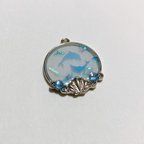 作品✨🐬水面模様　イルカ🐬✨　チャーム