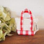 作品miniature tote gingham RD