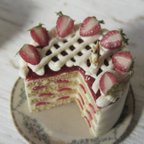 作品シマリス　あみあみいちごのケーキ🍓🍰