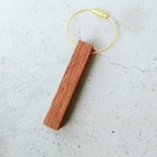 作品【new color !!】wood stick aroma key holder　アロマキーホルダー　マホガニー