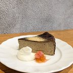 作品ほうじ茶バスクチーズケーキ (6号ホールケーキ)5〜8名用