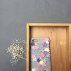 作品     iPhoneケース・スマホケース(フラワー・グレー)