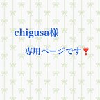 作品chigusa様専用ページです❣️