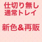 作品今月の新色-通常トレイ（仕切りなし）