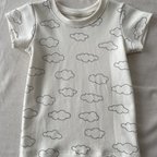 作品わた雲柄Tシャツ/100サイズ　