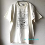 作品SALE＆送料無料！山梨Tシャツ　アイボリー