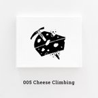 作品Hiker Thinker F0キャンバス：Cheese Climbing