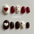 作品#039 Valentine nail 🍫♡