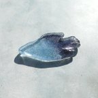 作品bird グラデーションガラスの箸置き・ブルー系