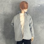 作品六分の一男子図鑑・momokodoll＊シャツ(グレー)