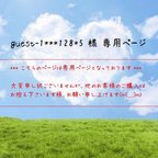 作品guest-***128*5 様 専用ページ