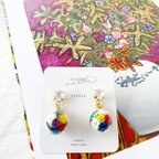 作品「Art by colors」collection スワロフスキーピアス／イヤリング