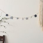 作品Gray Mix ☆ STAR GARLAND 140cm