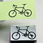 作品自転車スタンプ(大)　 ミニベロ [左向き]  