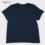 作品T-shirt muji dark indigo type-B cotton100%