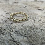 作品ウィーブリング / Weave Ring （K18コーティング）