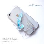 作品004 クラゲ ホログラムver iPhone15Pro
