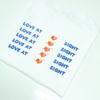 作品【手刷】love at first sight T-shirt【一目惚れ】