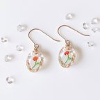 作品14kgf （大）カーネーションピアス イヤリング🌹