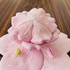 作品縮緬細工 八重桜