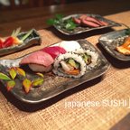 作品-japanese SUSHI皿-