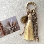 作品initial bag charm / ❸ /プチオーダー制の あなただけの イニシャルバッグチャーム