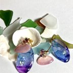 作品2way 桜貝のピアス