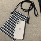 作品スマホショルダー  スマホポーチ  スマホポシェット