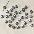 作品ANTIQUE SILVER HEART SPACER BEADS