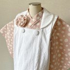 作品【再販♡】　被布コートのみ　ホワイト　ハンドメイド