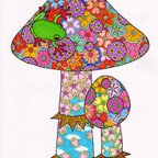 作品Frog on the mushroom