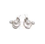 作品ERG-2674-R【1set】パール.ピアス/Pearl Round Post Earrings