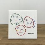 作品【オーダー刺繍】ファブリックボード　＜マルチカラー＞