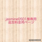 作品【jasmine0501様専用】追加料金ご購入ページ