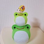 作品梅雨飾り カエルくん🐸親子