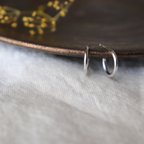 作品freckle.【1.5ss】フープピアス  × 両耳用 silver製/受注制作