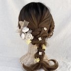 作品★SALE‼️◎ヘアパーツ18点SET 【バタフライクリップ5個付き】かすみ草・紫陽花・髪飾り・卒業式・成人式・ウェディング・フォーマル・七五三・アーティシャルフラワー・ドライフラワー