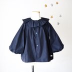 作品✨大人気✨【Limited colour】タウン&プレイウェア　【メモリー】スモックジャンパー　フリルカラー　D.Navy