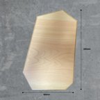 作品カッティングボード プレート 木製 ひのき Sサイズ
