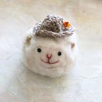 作品fluffy lambkin  hat  ハットラムキン　