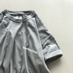 作品【NEW】ヴィンテージライク半袖Tシャツ / hornlihutte / スモークグレー