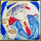 作品《豆色紙》 コーヒーブレイク