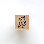 作品ひよこのスタンプ　連れ去られはんこ［12×12mm］