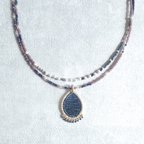 作品◻︎受注製作◻︎【Patty】long necklace-lapis lazuli-