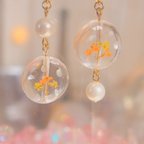 作品夏の花束ピアス