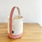 作品new!! "bucket bag" kinari × sakura (限定カラー)《受注製作》