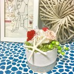 作品《母の日》🌷🐚プリザーブドフラワー