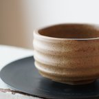 作品抹茶茶碗　小振り　茶系　植木鉢　器　和物  塊根植物 コーデックス 観葉植物  フラワーベース　Bonsai