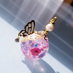 作品water glass   butterfly charm